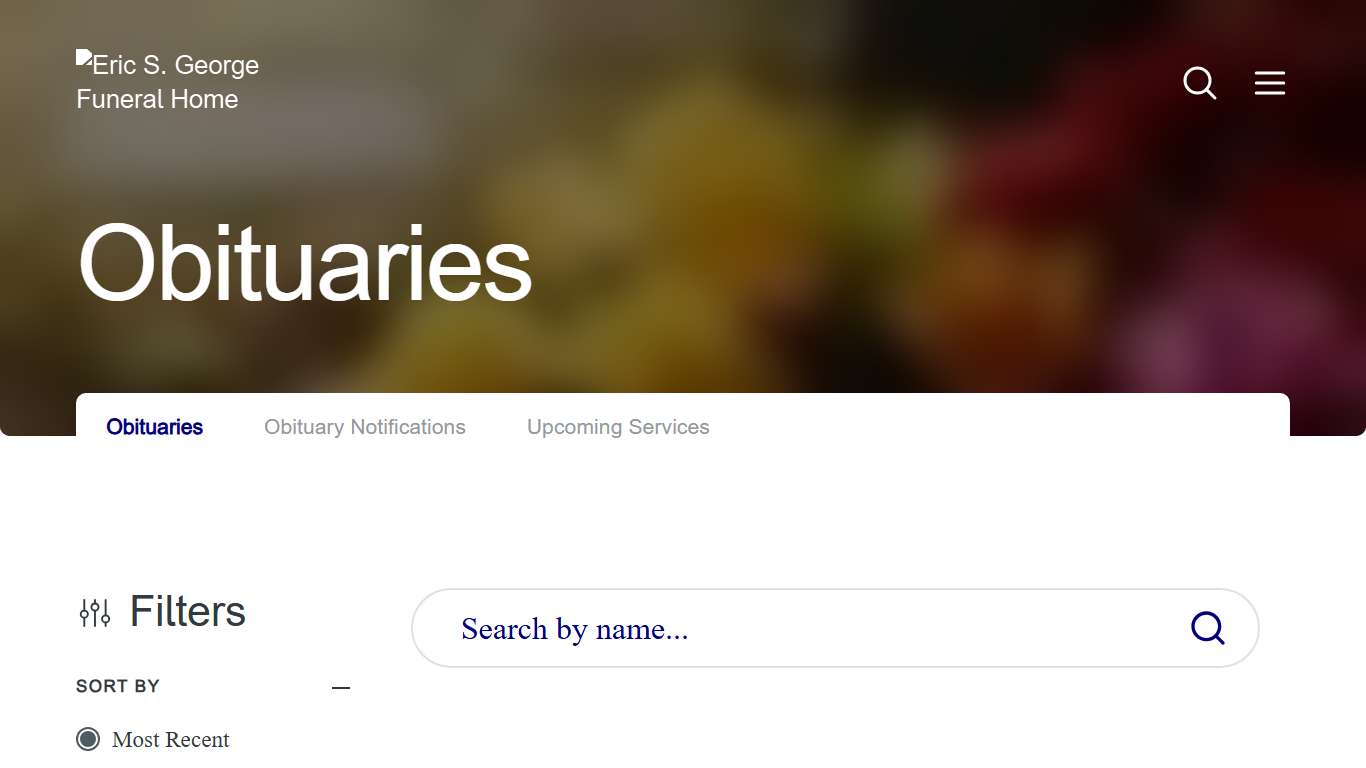 Obituaries Eric S. George Funeral Home - Miramar, FL